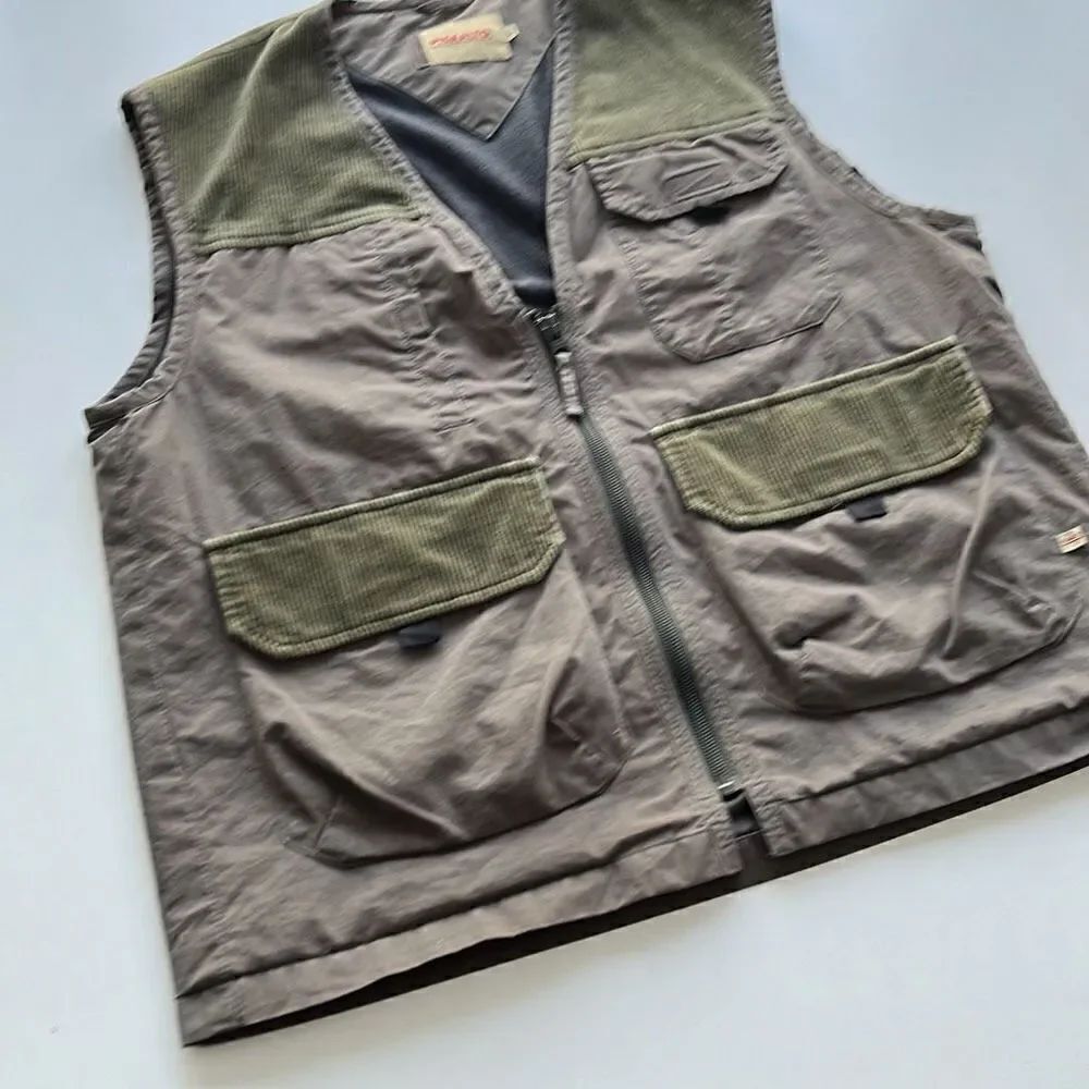 Pisaalto Vintage Style Outdoor Vest Tagged L Fit Mens M